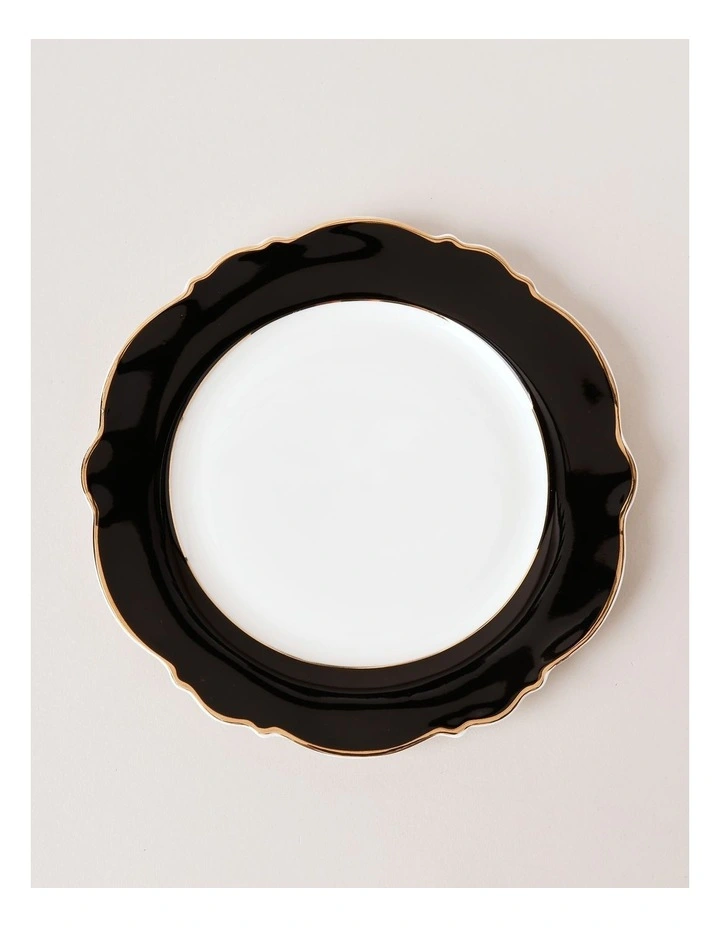 Raven Side Plate in Black/Gold image 2