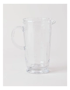 Honey Bee Pressed Glass Jug in Clear