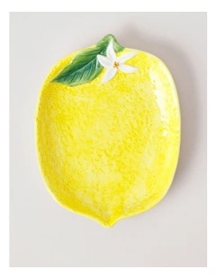 Lemon Plate in Yellow