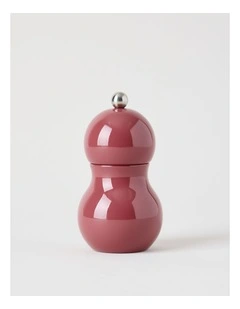 Bubble Salt or Pepper Mill 14cm in Burgundy