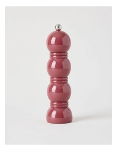 Bubble Salt or Pepper Mill 20cm Burgundy