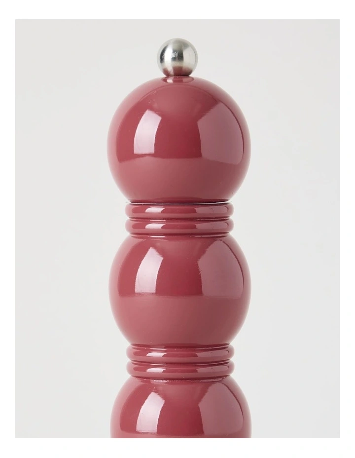 Bubble Salt or Pepper Mill 20cm Burgundy image 3