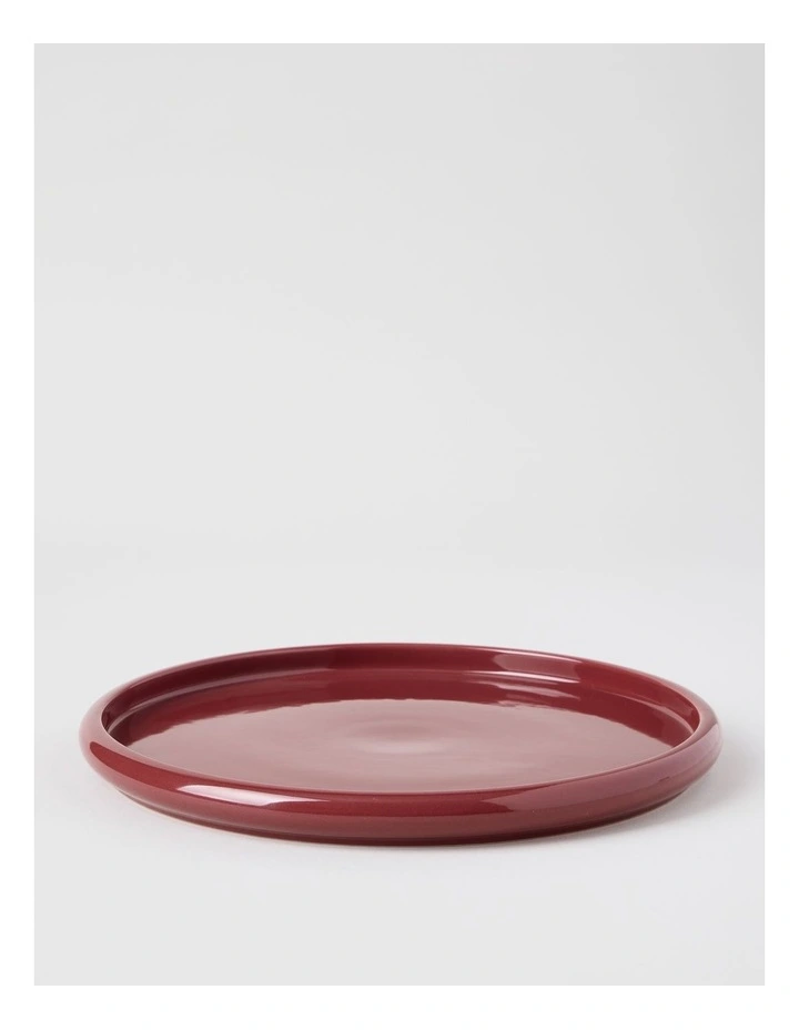 Bubble Dinner Plate in Burgundy image 2