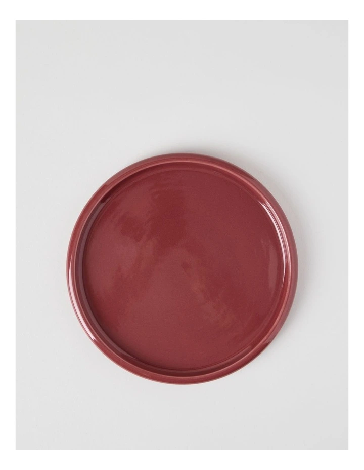 Bubble Side Plate in Burgundy image 1