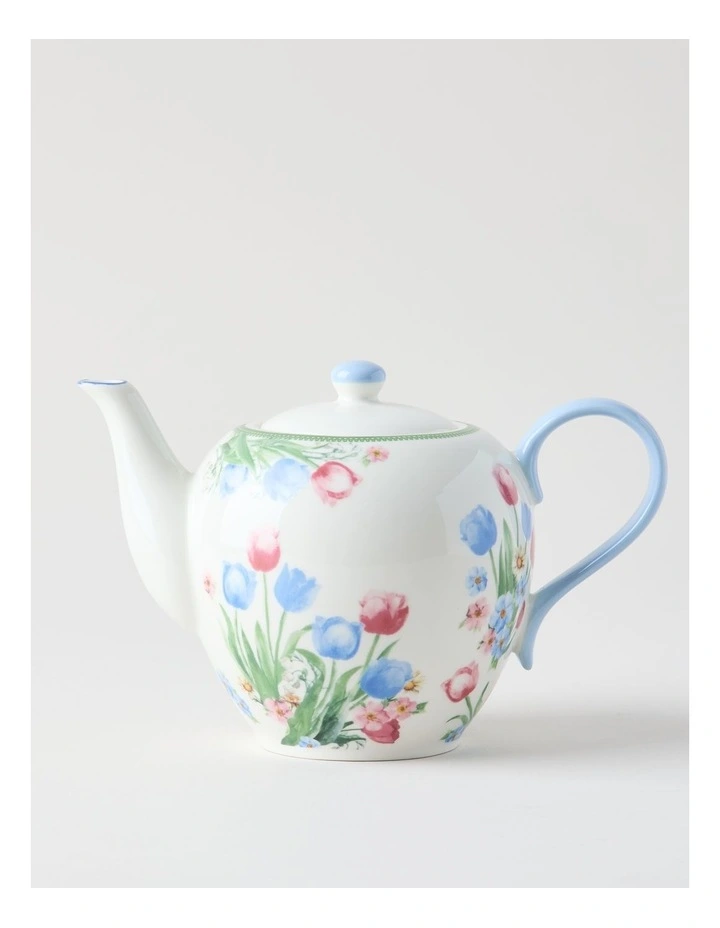 Tulips Teapot in Multi image 1