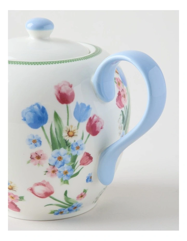 Tulips Teapot in Multi image 3