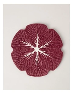 Cabbage Plate 30cm in Red