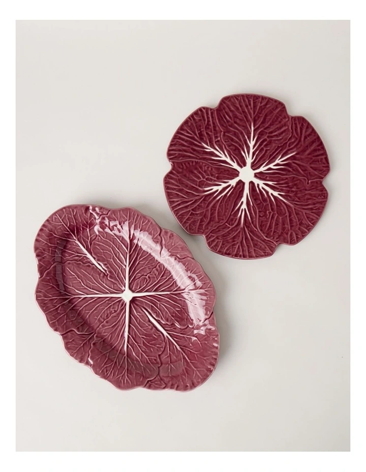 Cabbage Plate 30cm in Red image 4