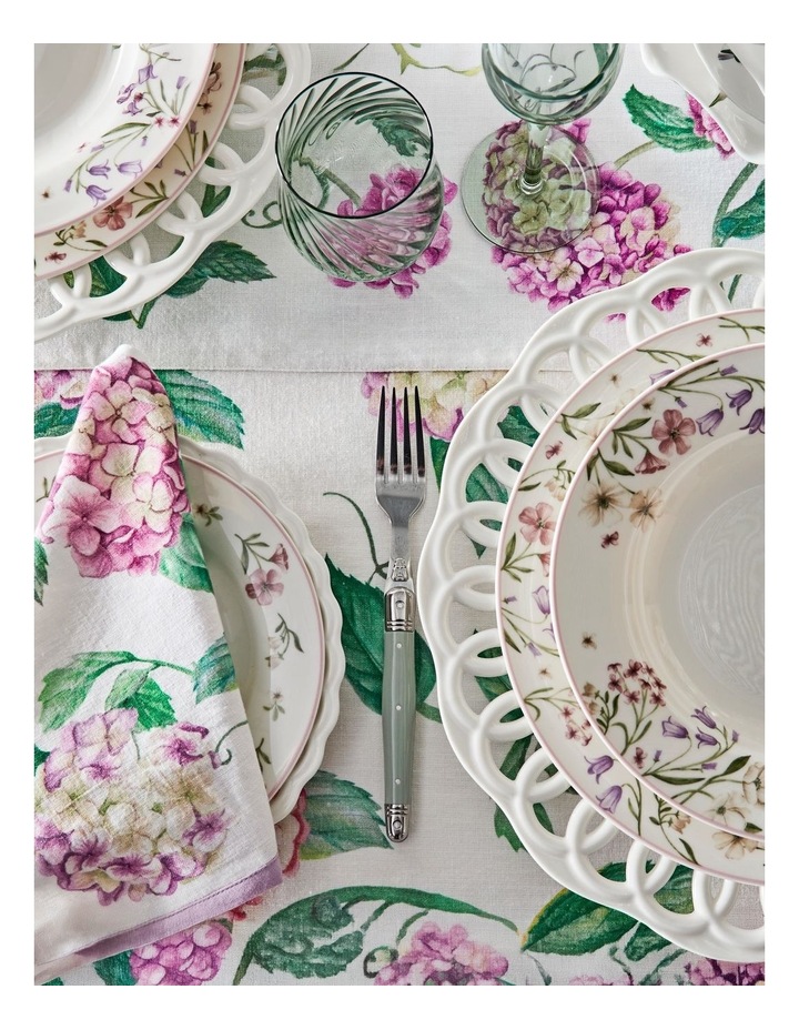 Lattice Charger Plate 33cm in White image 2