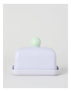 Bubble Butter Dish in Lilac and Mint Green