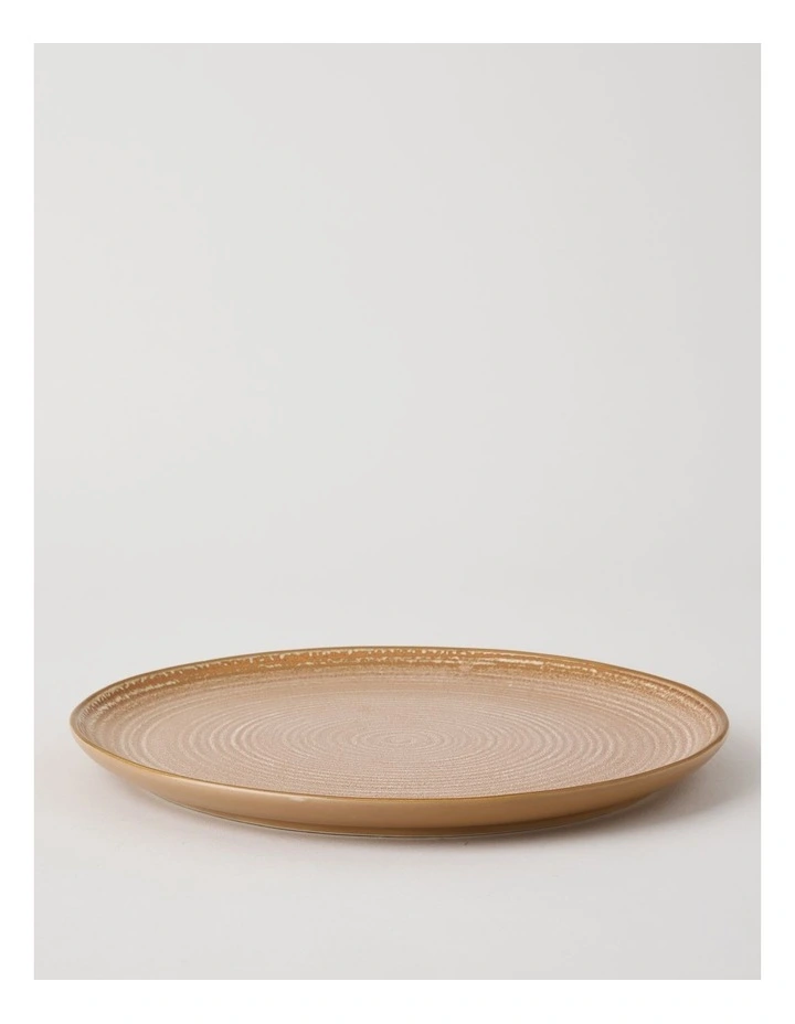 Desert Flower Dinner Plate in Rust image 2