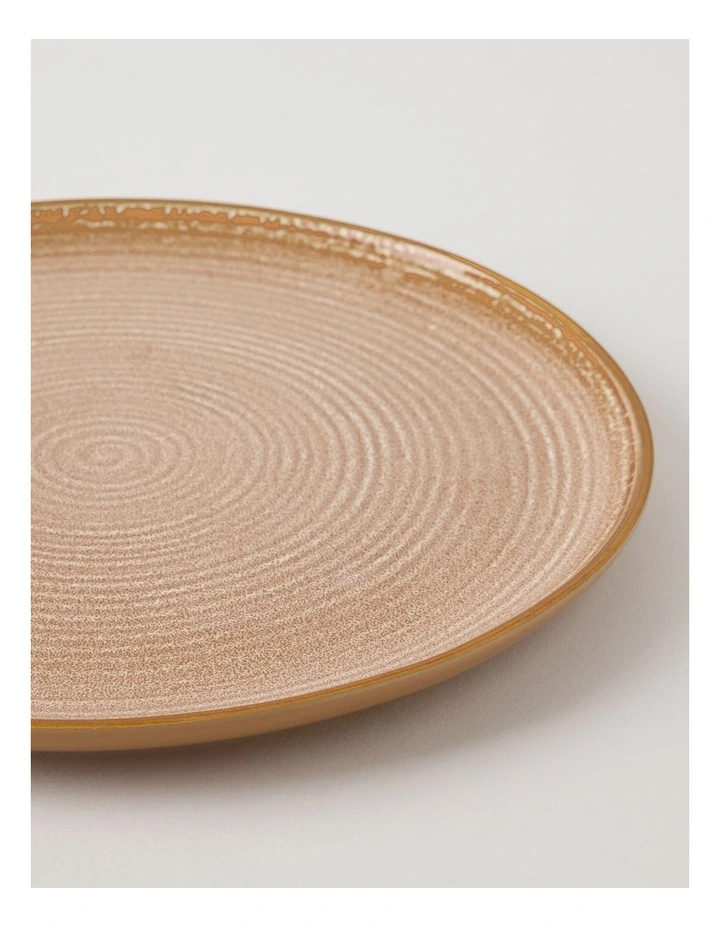 Desert Flower Dinner Plate in Rust image 3