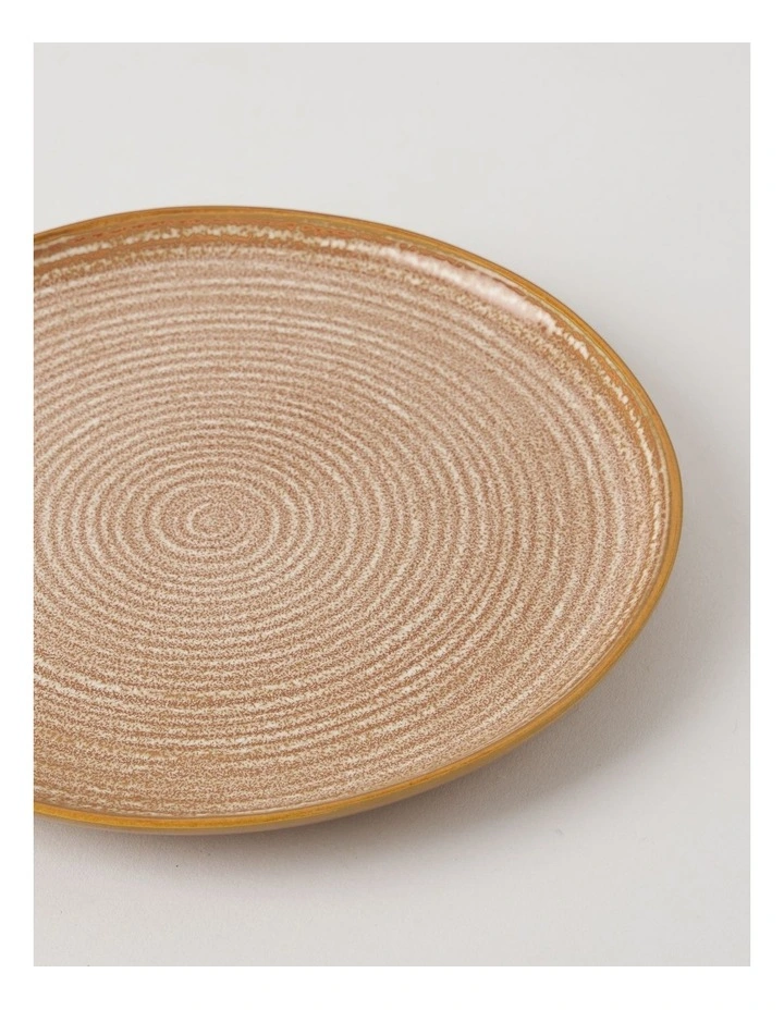 Desert Flower Side Plate in Rust image 3