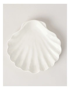 Nautilus Plate 21.5cm in White
