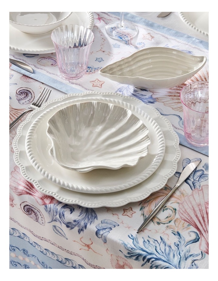 Nautilus Plate 21.5cm in White image 2