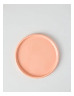 Bubble Side Plate in Peach