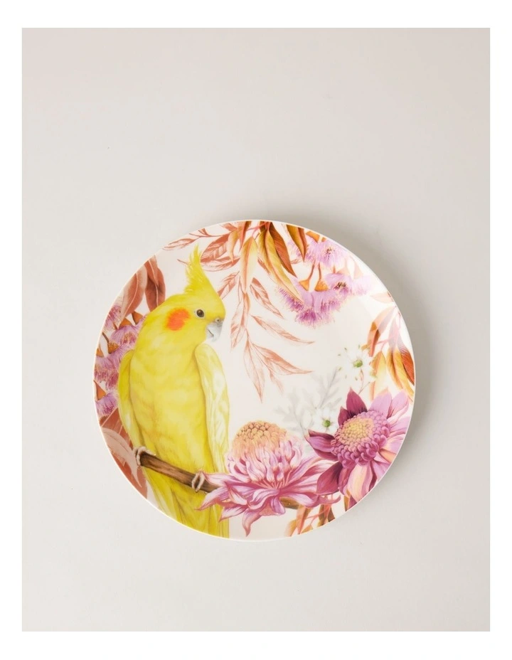 Lauren Stringini Cockatiel Side Plate 20.5cm in Pearl image 1
