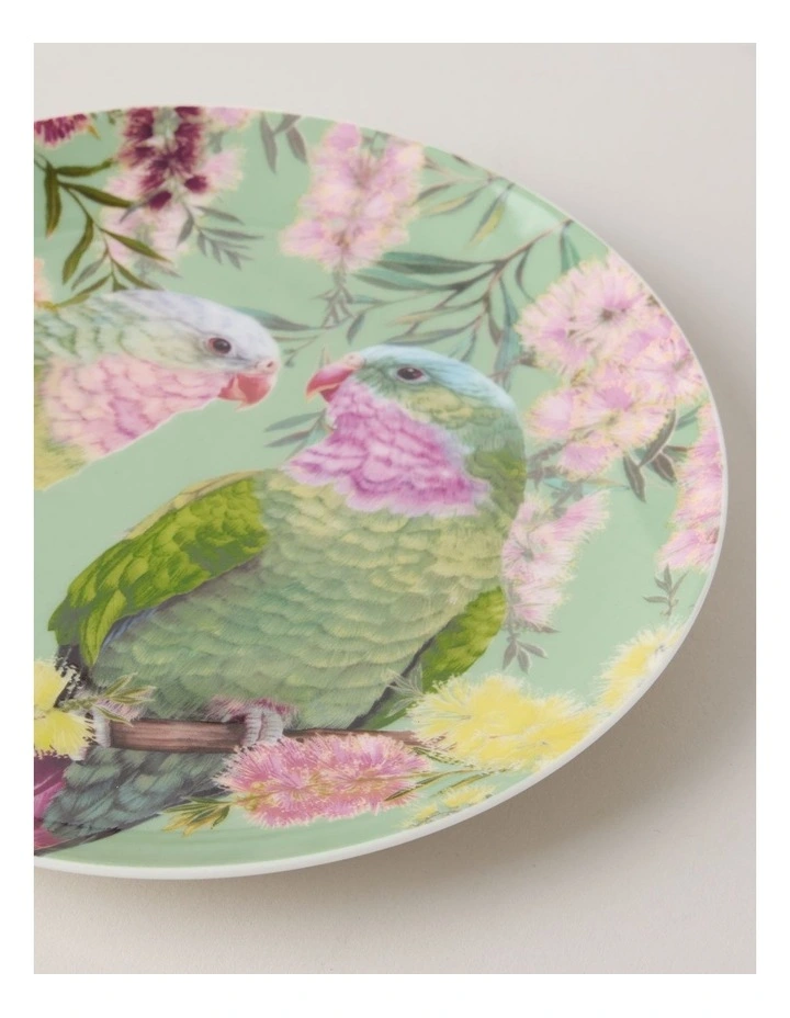 Lauren Stringini Princess Parrot Side Plate 20.5cm in Green image 2