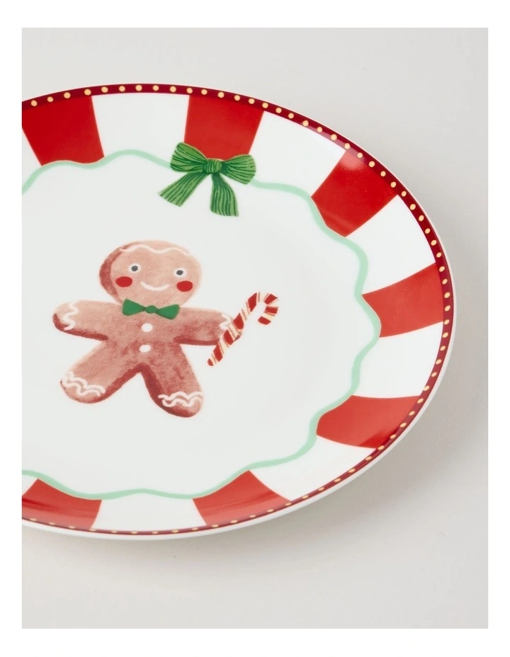 Festive Treats Side Plate in Gingerbread image 3