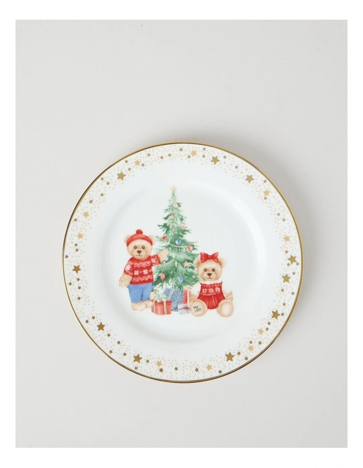 2026 Charity Bear Dessert Plate in Multi: 20.5cm image 1
