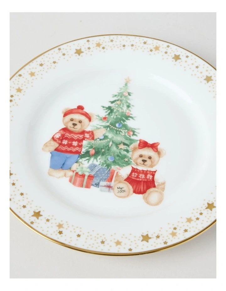 2026 Charity Bear Dessert Plate in Multi: 20.5cm image 2
