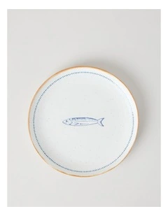 Pisces Side Plate in White