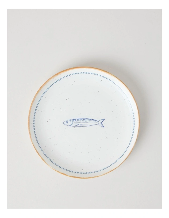 Pisces Side Plate in White image 1