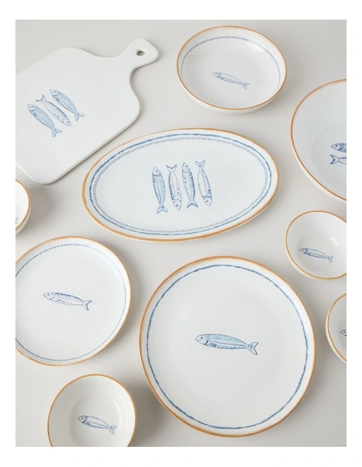 Pisces Side Plate in White image 5