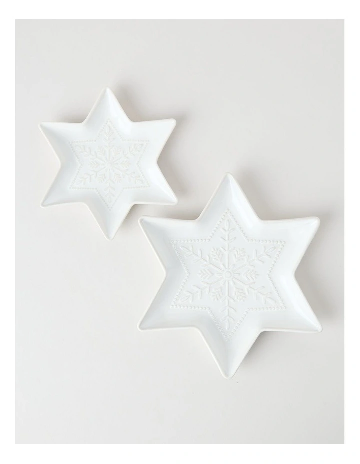 Heirloom Woodland Star Plate 21cm in Cream image 3