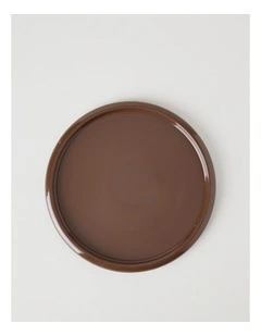 Bubble Side Plate in Brown