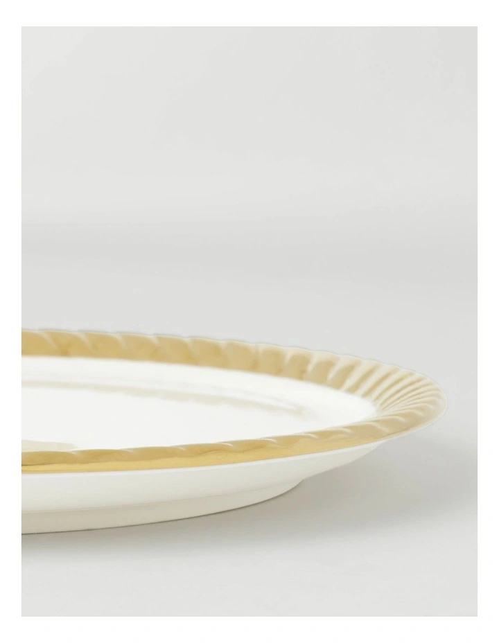 Gold Rope Side Plate White image 3