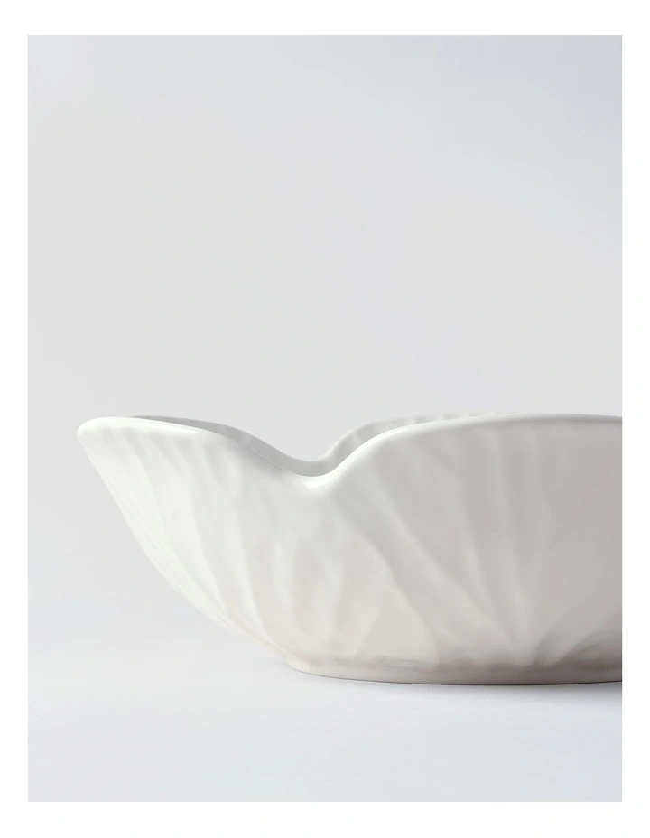 Cabbage Serving Bowl in White image 4