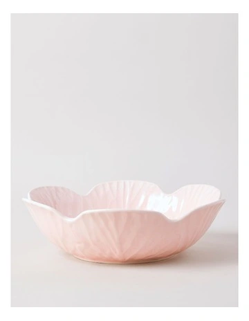 Cabbage Serving Bowl in Pink