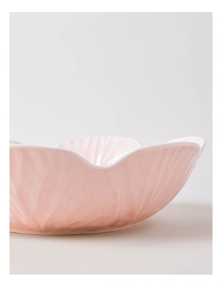 Cabbage Serving Bowl in Pink image 3