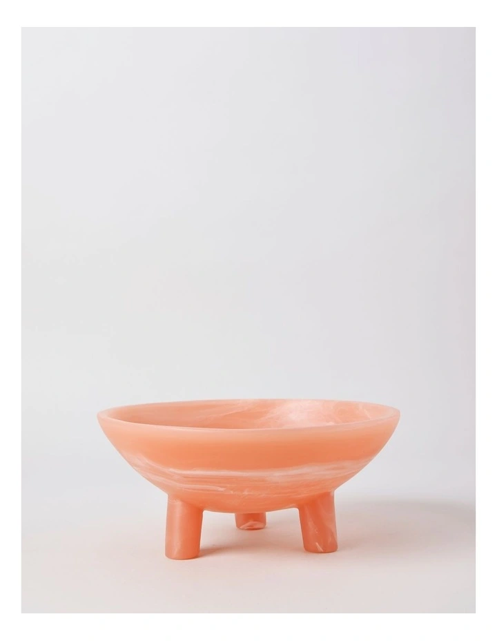 Pastel Brights Fruit Bowl With Stands in Peach image 1