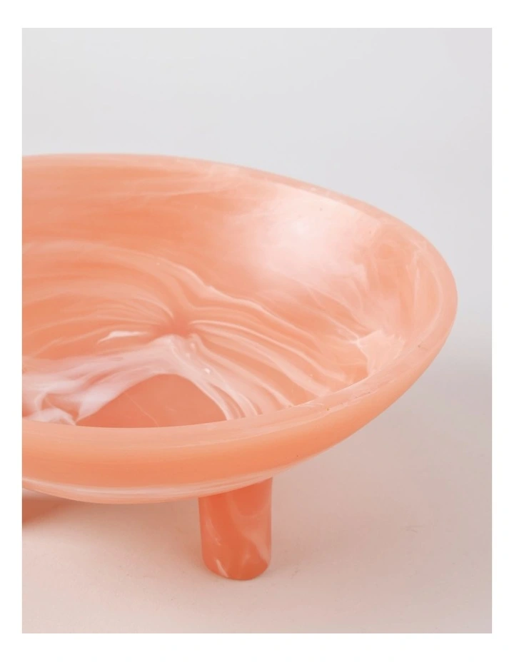 Pastel Brights Fruit Bowl With Stands in Peach image 2