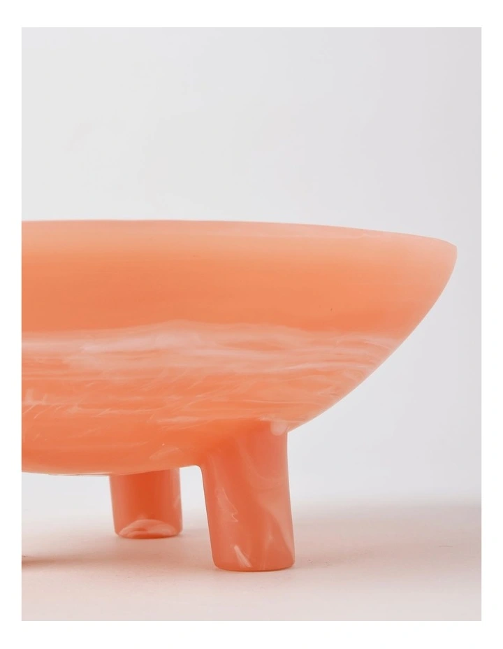 Pastel Brights Fruit Bowl With Stands in Peach image 3