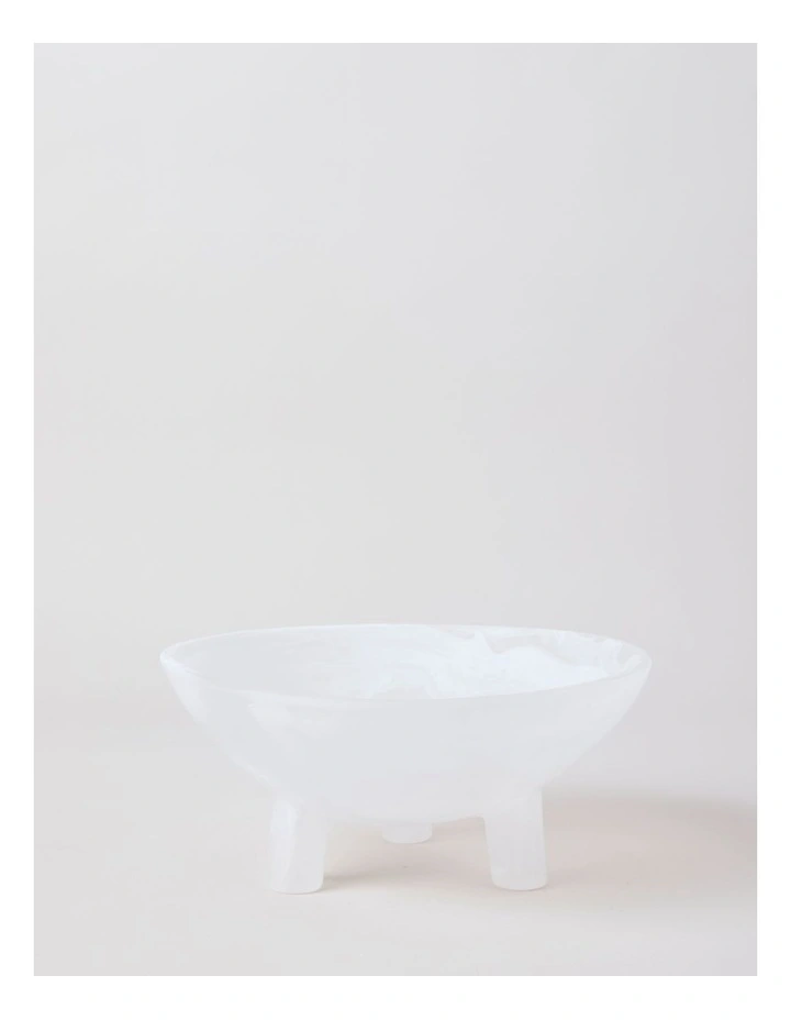 Pastel Brights Fruit Bowl With Stands in White image 1