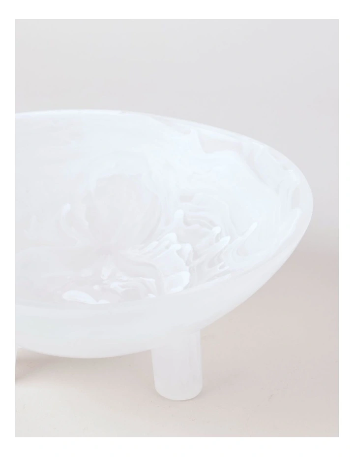 Pastel Brights Fruit Bowl With Stands in White image 2