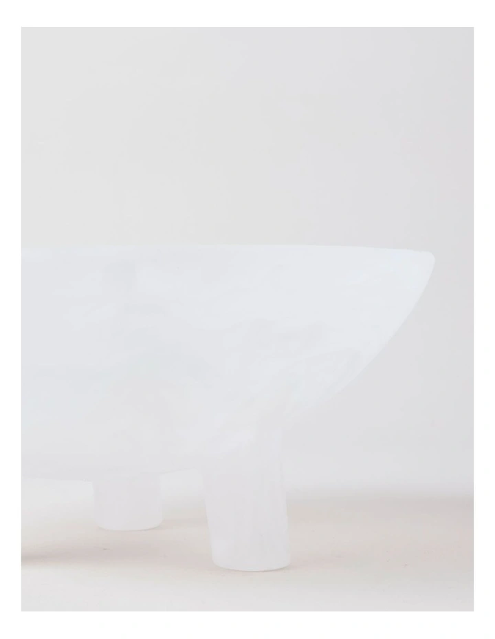 Pastel Brights Fruit Bowl With Stands in White image 3