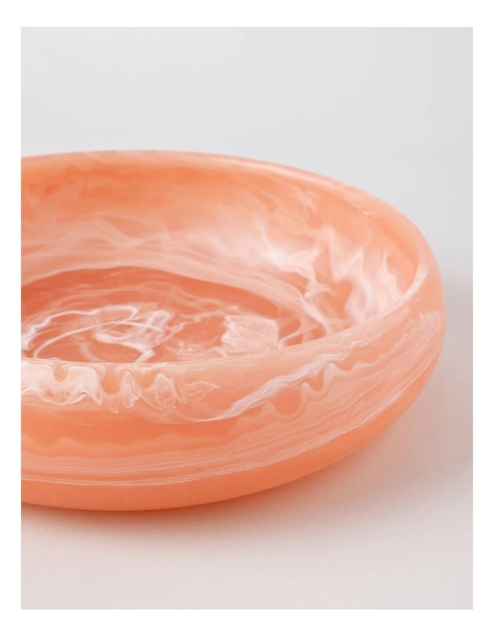Pastel Brights Round Deep Salad Bowl in Peach image 3