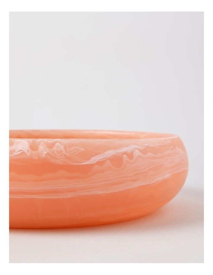Pastel Brights Round Deep Salad Bowl in Peach image 5