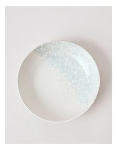 Hinterland Serving Bowl in White/Blue