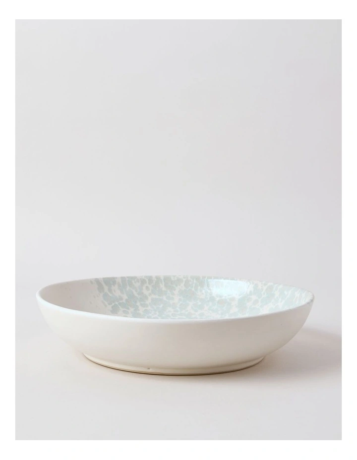 Hinterland Serving Bowl in White/Blue image 2