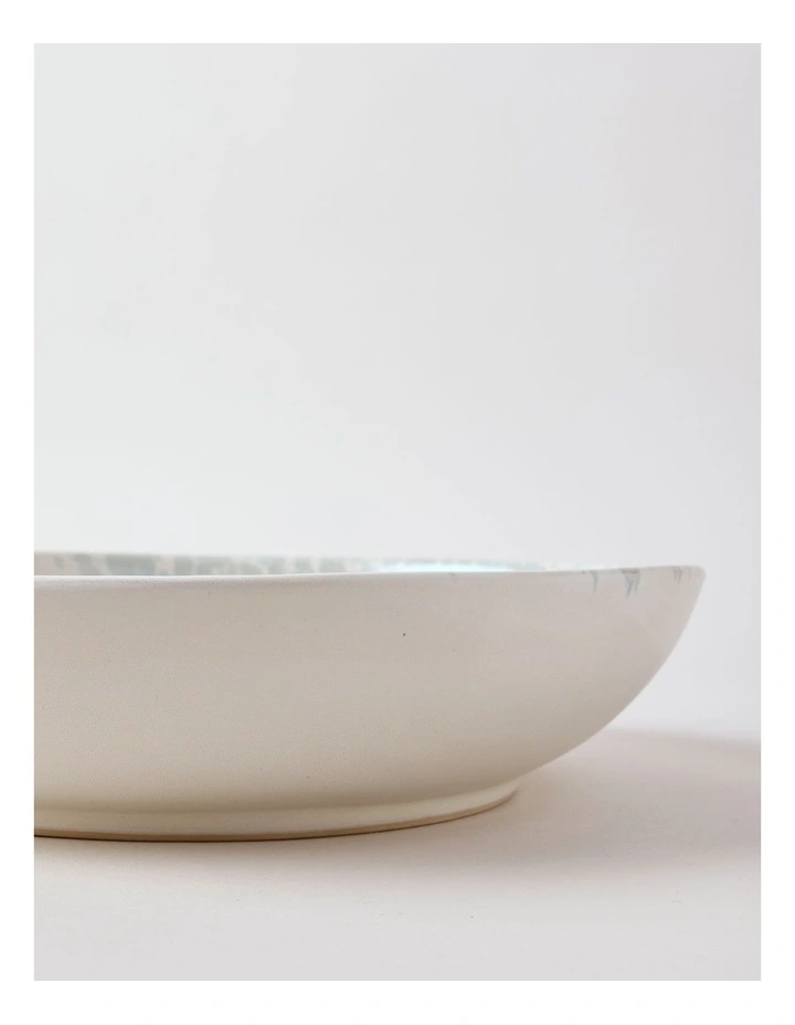 Hinterland Serving Bowl in White/Blue image 3