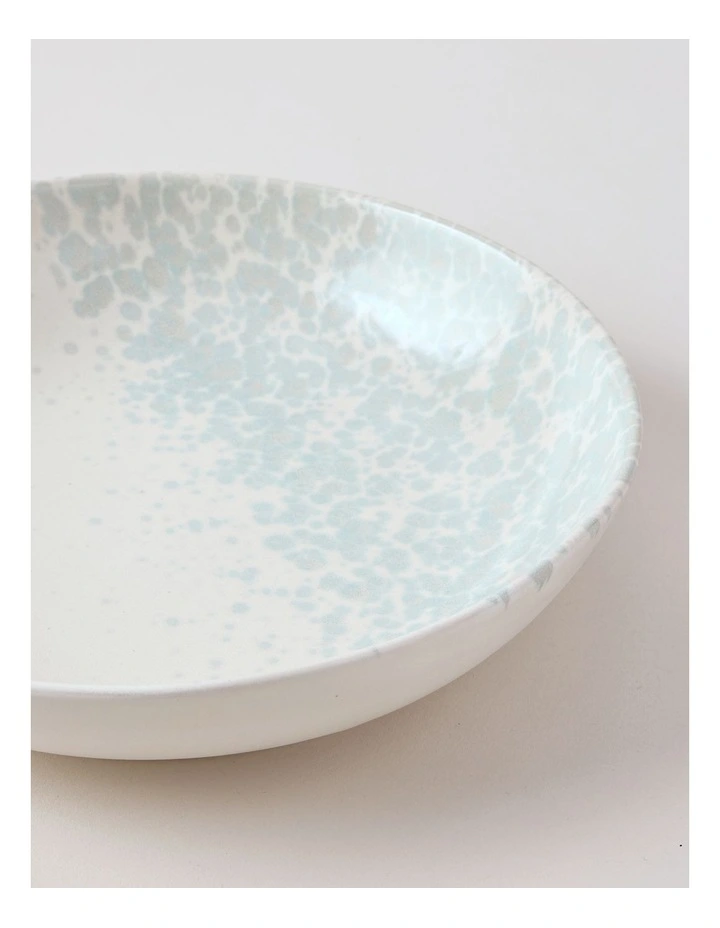 Hinterland Serving Bowl in White/Blue image 4