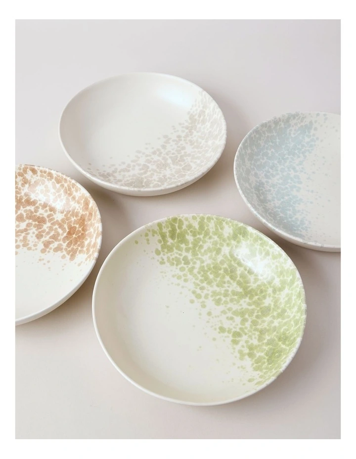 Hinterland Serving Bowl in White/Blue image 5