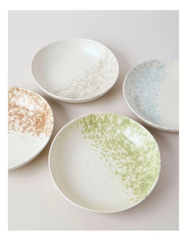 Hinterland Serving Bowl in White/Taupe image 5