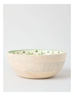 Artists of Ampilatwatja x Art Series Desert Flowers Serving Dish 30cm by Latoya Ngwarraye Petrick