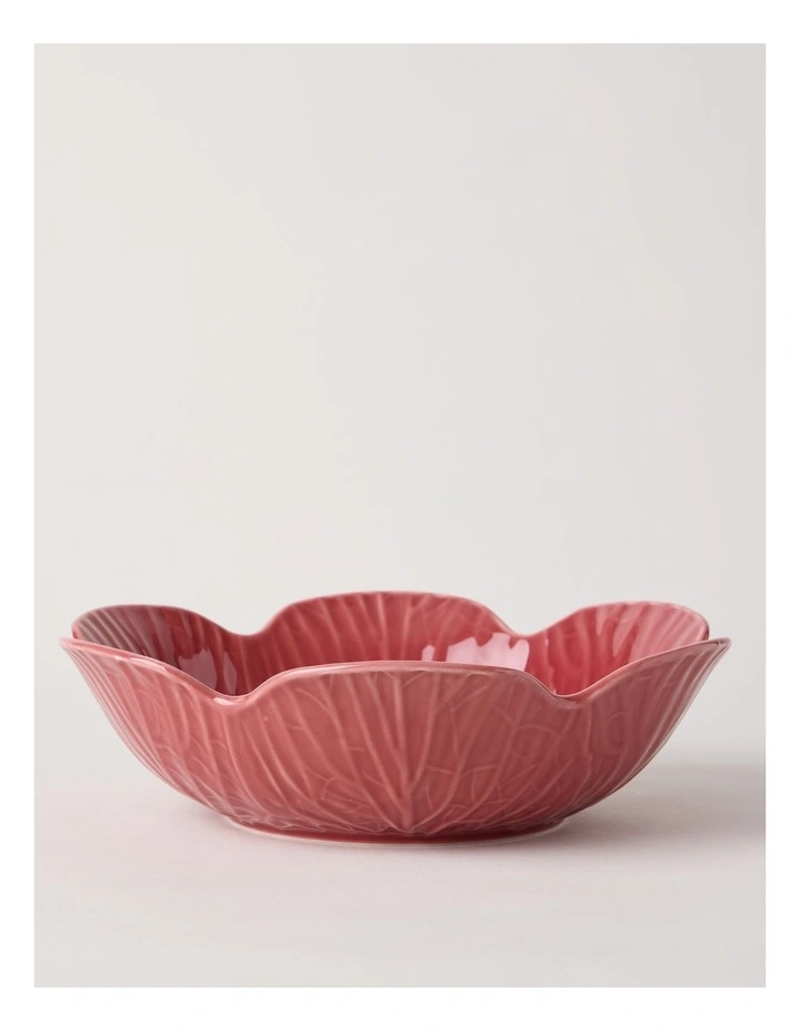 Cabbage Serving Bowl 27.2cm in Red image 1
